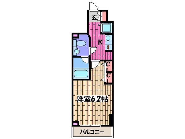 セイワパレス長堀南の物件間取画像